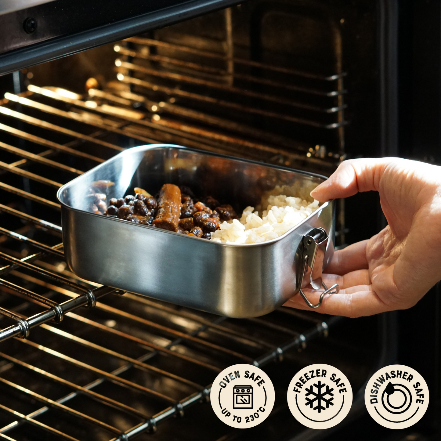 moon moon, stainless steel lunch box, stainless steel bento box, moonmoon lunch box, plastic free food storage, metal bento box, eco friendly tupperware