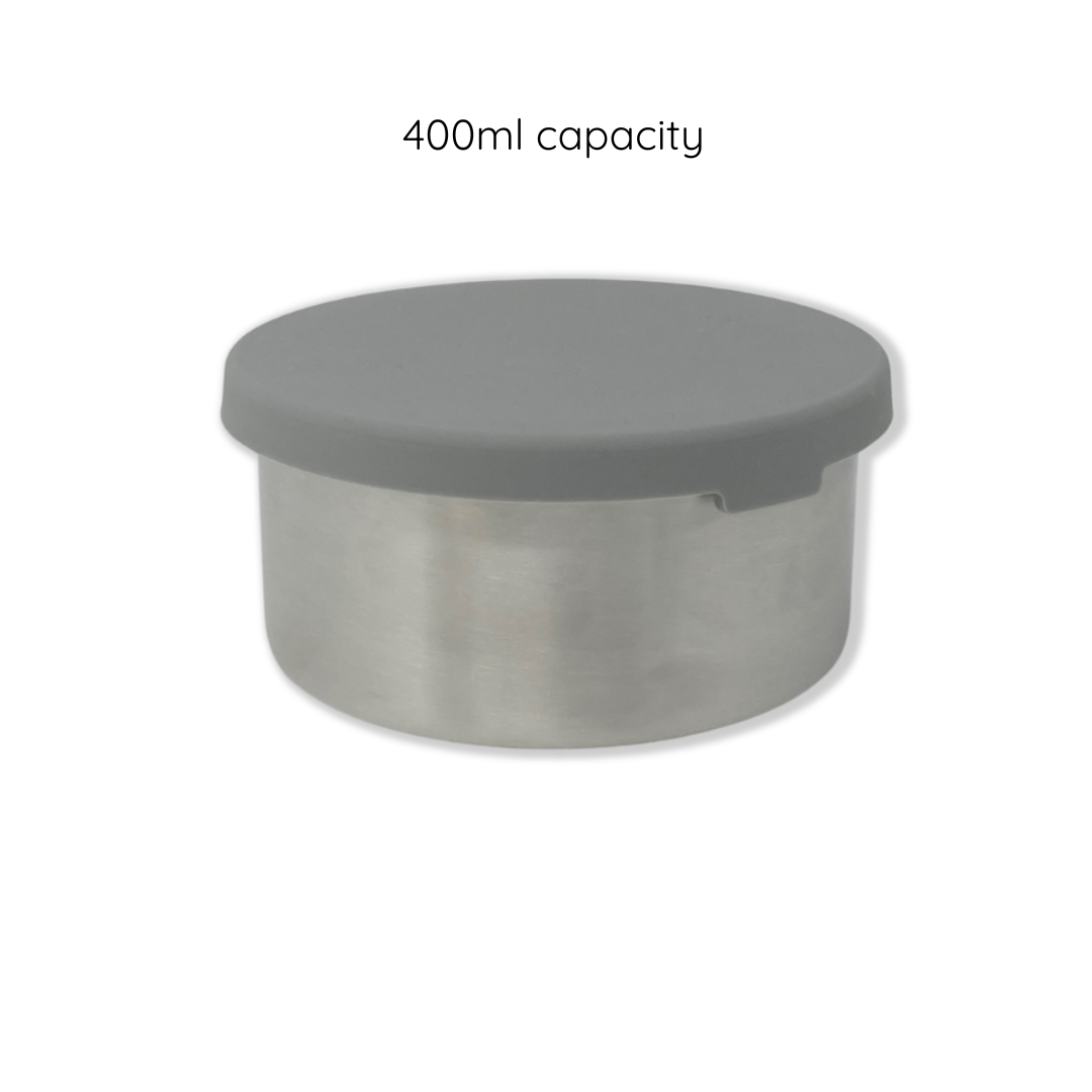 metal snack pot, metal snack container, metal food storage, stainless steel food storage, stainless steel snack pot, leakproof pot, leakproof food storage, moonmoon, moon moon