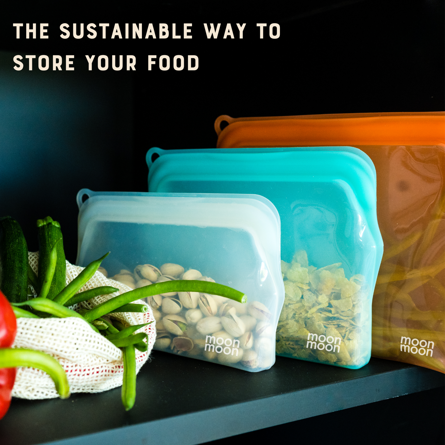 Moonmoon, Moonmoon UK, reusable freezer bags uk, stasher bags uk, Stasher bags , Silicone Food bags, Reusable silicone bags, silicone food storage bags, reusable silicone freezer bags.