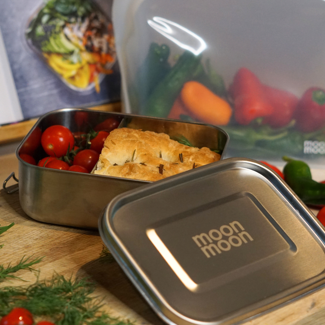 stainless steel lunch box, mental bento box, sandwich tin, lunch tin, stainless lunchbox, metal food storage containers, silicone bag, stasher bag