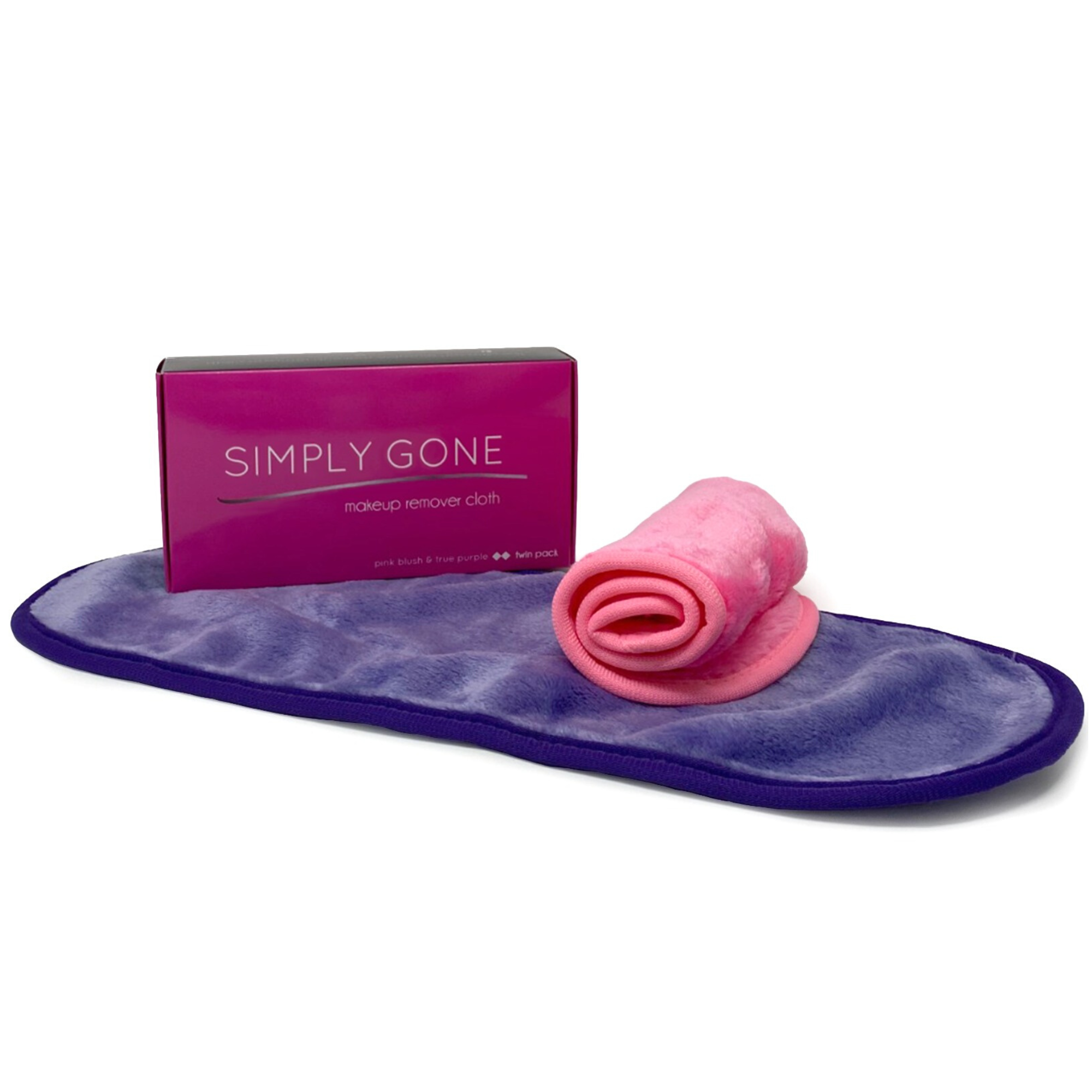 Simply Gone Makeup Eraser Set of 2 (Pink & Blue) moonmoon.co.uk