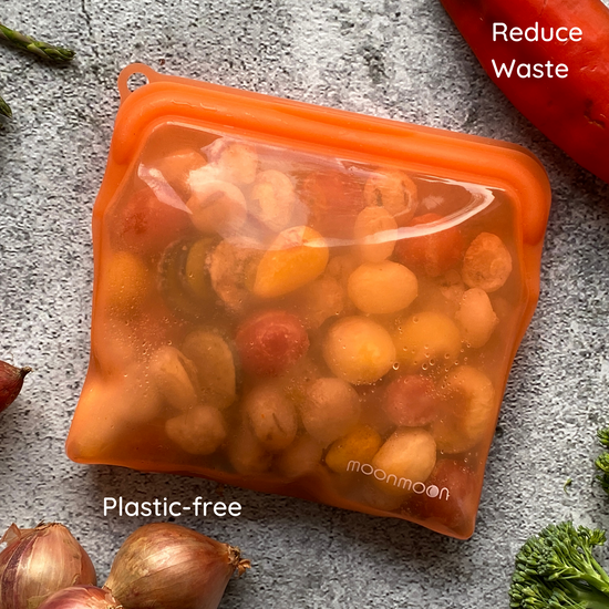 Moonmoon silicone orange storage bags, best reusable freezer bags uksilicone packaging bagsresealable food storage bagssilicone food grade reusable storage bag resealable silicone food pouches, silicone Tupperwarebest selling reusable sandwich bags