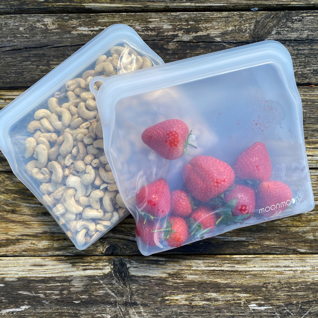 silicone freezer bag, moonmoon, silicone reusable bag, silicone storage, silicone bags for food 
