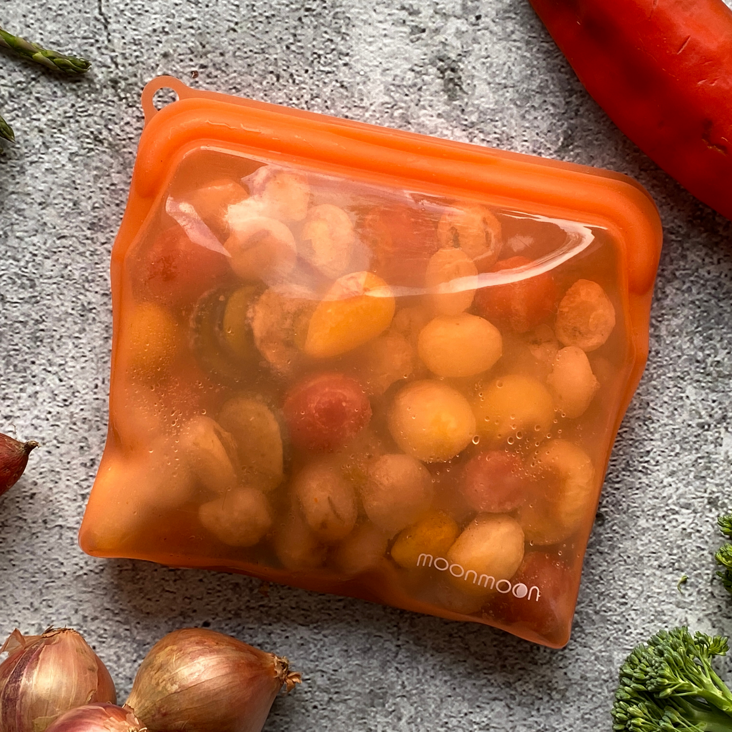 Moonmoon Silicone freezer bags, silicone strorage bags