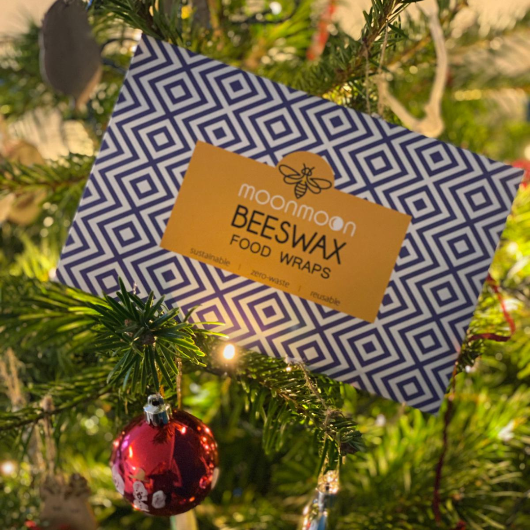 beeswax wrap, moonmoon, sustainable christmas tips