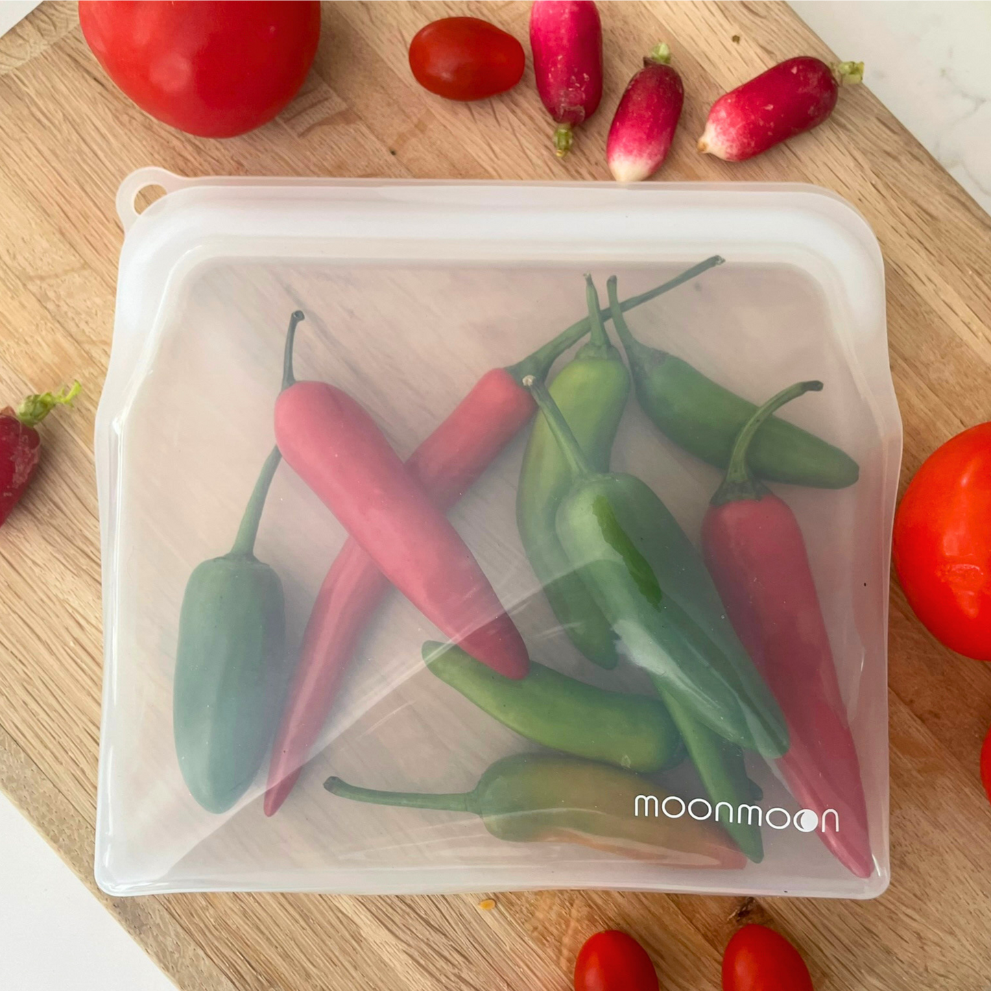 Harness your kitchen chaos with Moonmoon reusable food bags