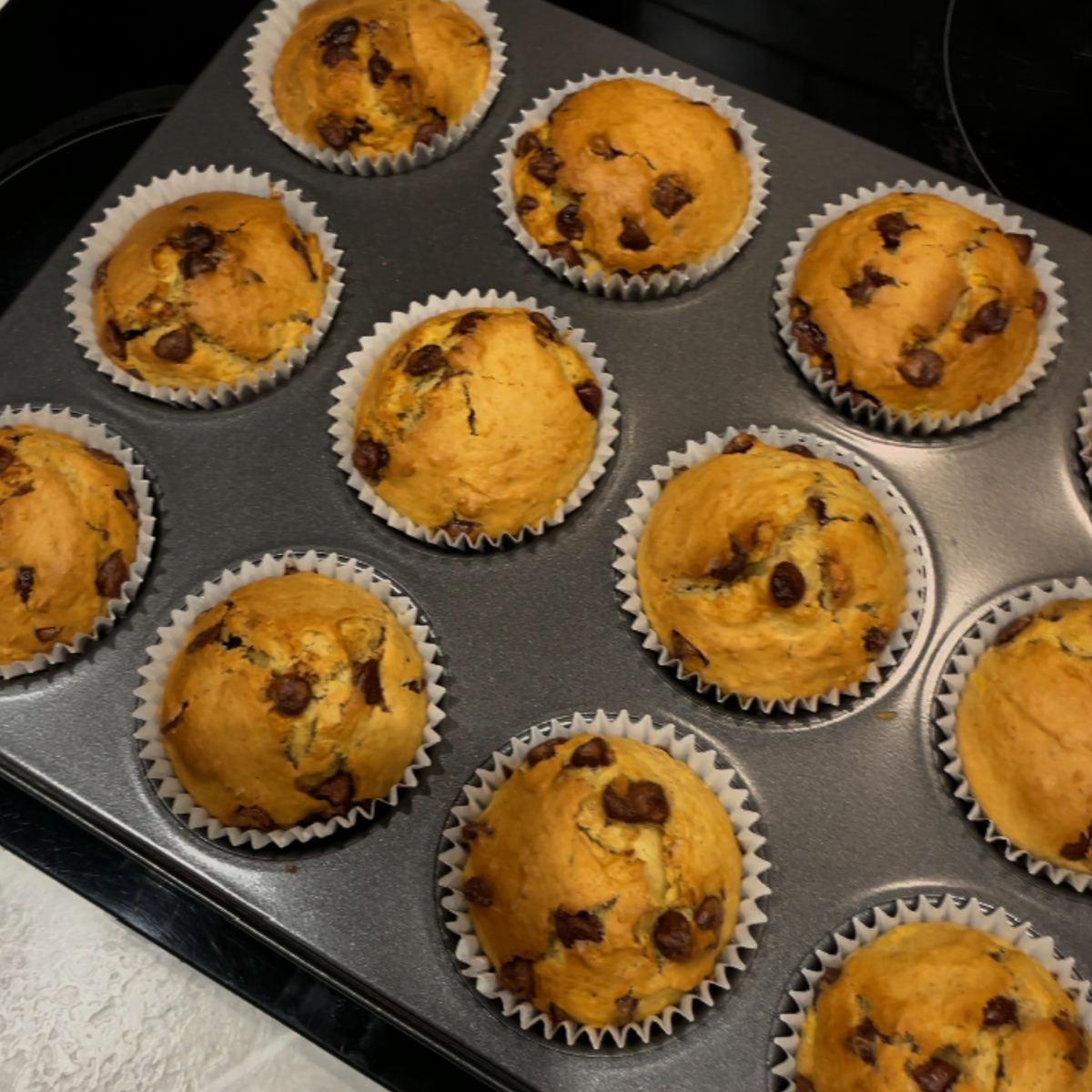 Pumpkin-Leftovers Halloween autumnal muffins for bulk baking or a cozy treat