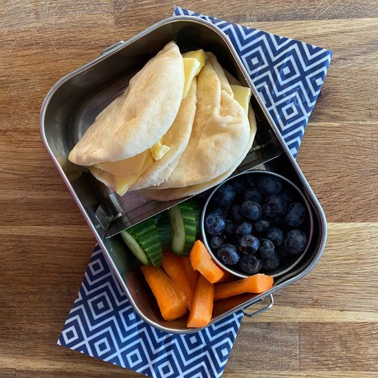Moonmoon stainless steel lunch box for children plastic free, BPA free, metal bento box uk