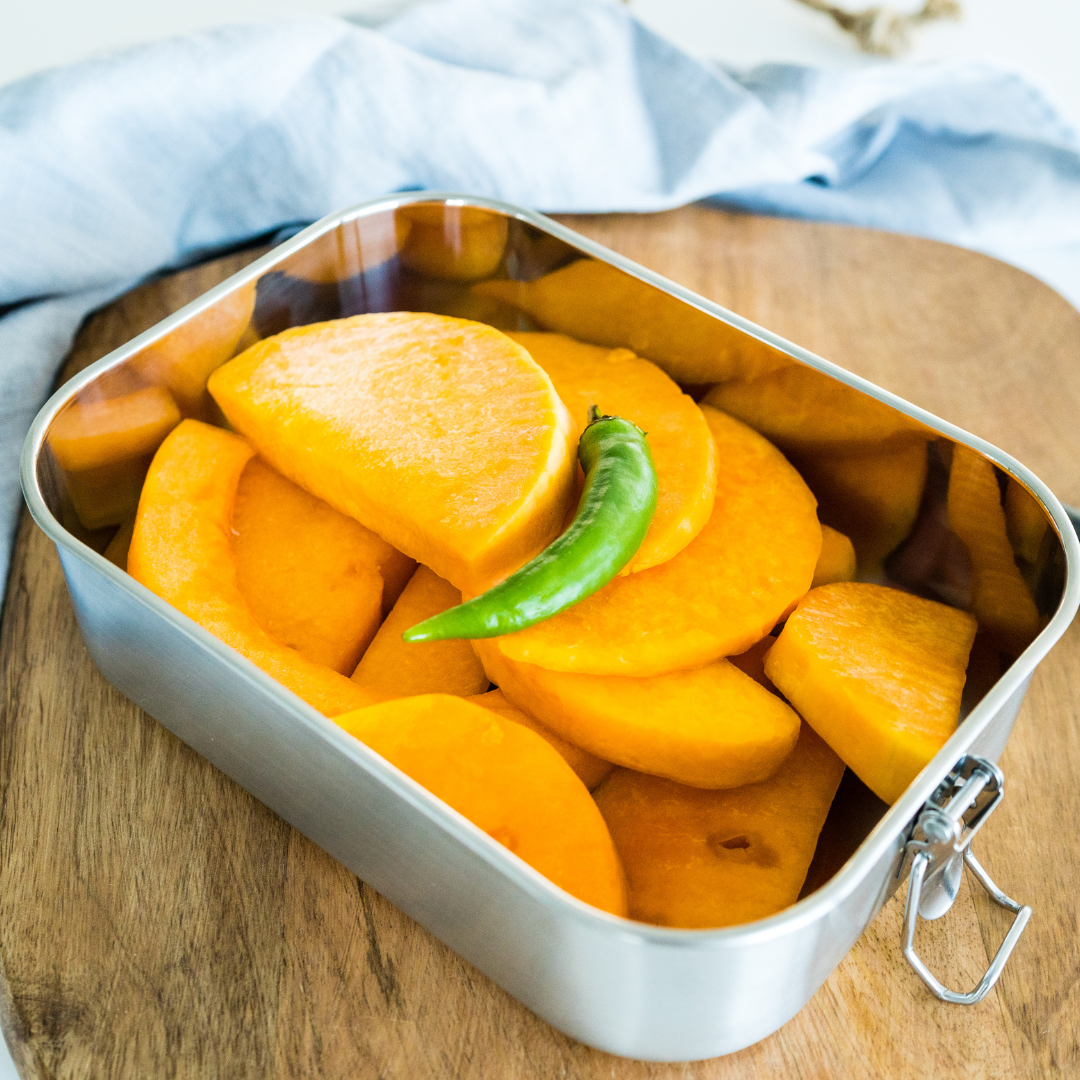 Moonmoon lunch box uk stainless steel metal containers resusable metal food storage