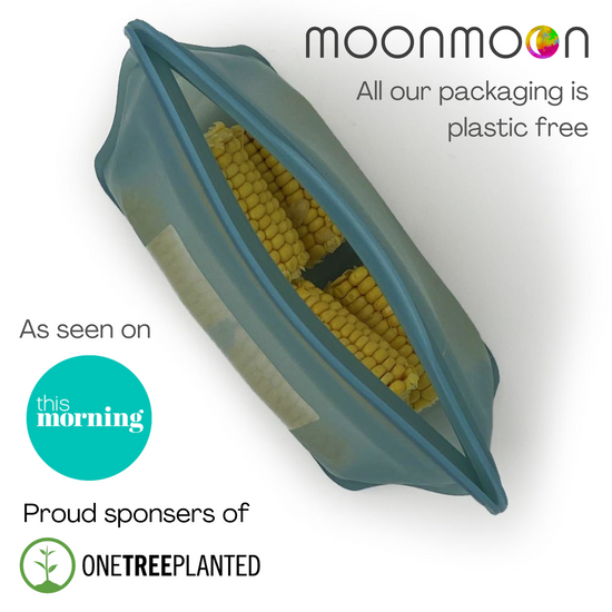 Load image into Gallery viewer, silicone bags like stasher bags uk, moonmoon, sandwich bags
