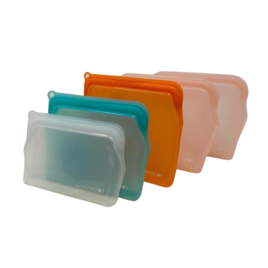 Mooonmoon, Moonmoon UK, Silcone food bags, silicone bag, silicone freezer bags, silicone bags for food, reusable silicone food storage bags, stasher bags UK, stasher bag UK, Stasher bag, reusable silicone freezer bags