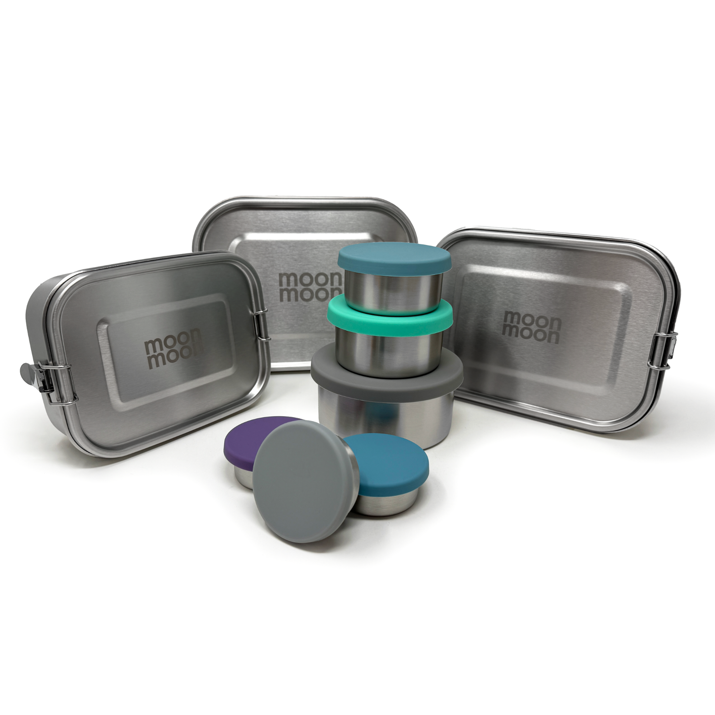 stainless steel lunch box, metal bento box, reusable food storage containers, snack pots, sauce pots, dressing pots, eco-friedly lunch box, stainless steel bento box, BPA free lunch box, non-plastic lunch box