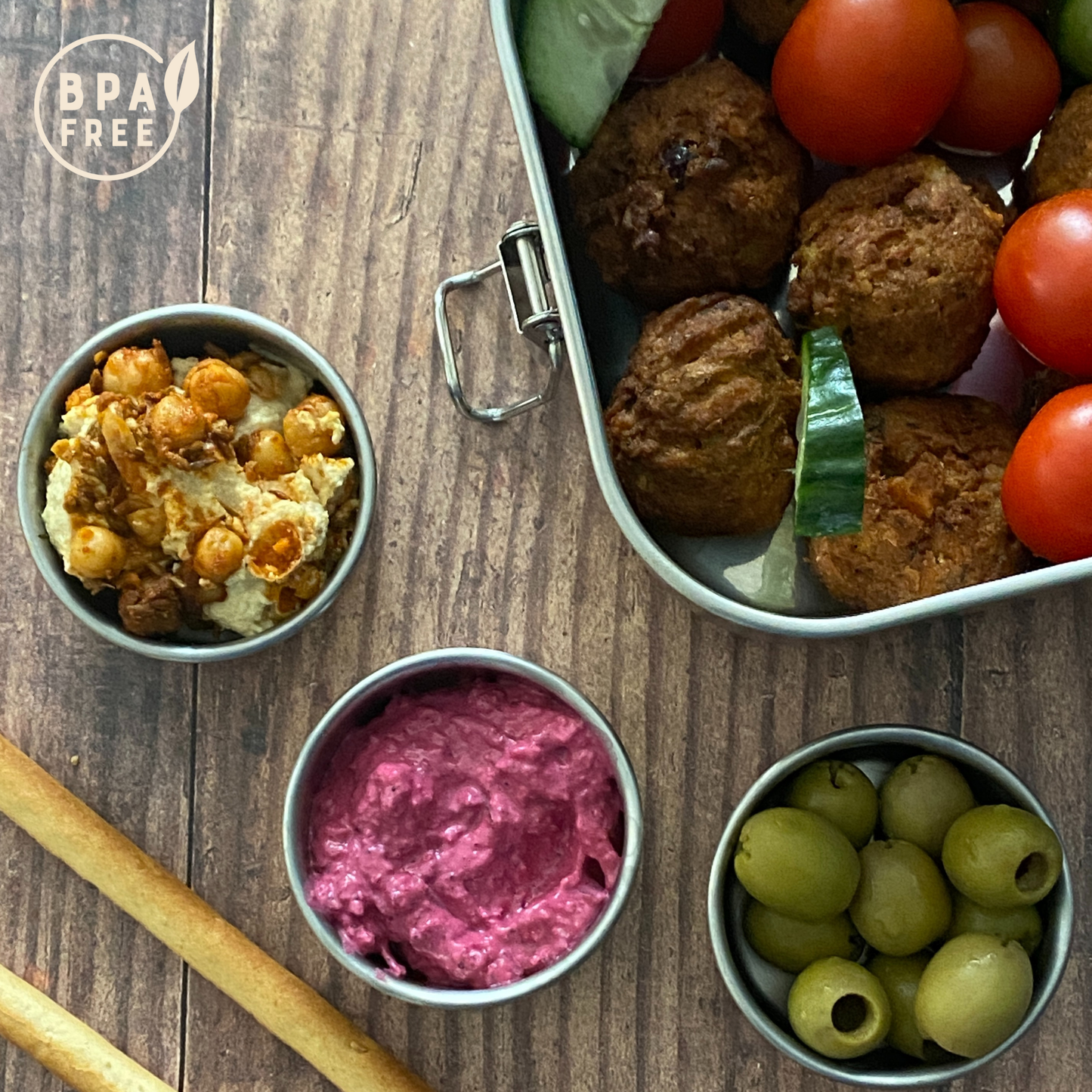 stainless steel lunch box, metal bento box, reusable food storage containers, snack pots, sauce pots, dressing pots, eco-friedly lunch box, stainless steel bento box, BPA free lunch box, non-plastic lunch box