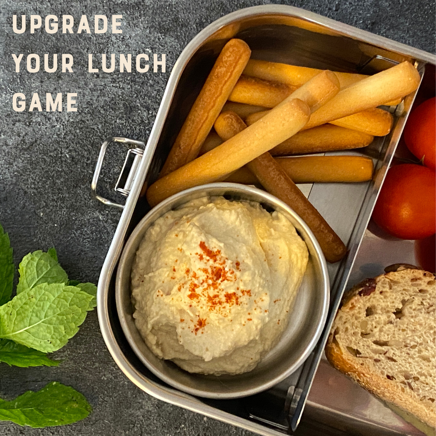 stainless steel lunch box, metal bento box, reusable food storage containers, snack pots, sauce pots, dressing pots, eco-friedly lunch box, stainless steel bento box, BPA free lunch box, non-plastic lunch box