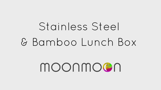 Load and play video in Gallery viewer, Stainless Steel Lunchbox with Bamboo Lid
