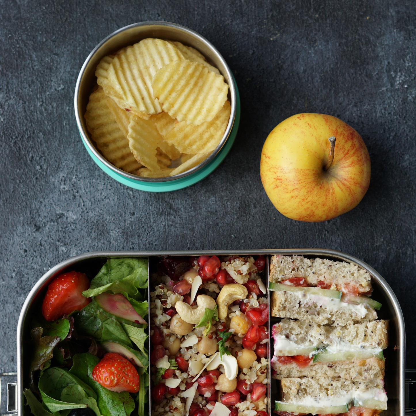 metal bento lunch box, stainless steel, stainless steel snack pots, non plastic food containers, non plastic snack containers, metal snack pots, moonmoon, moon moon, moomoon