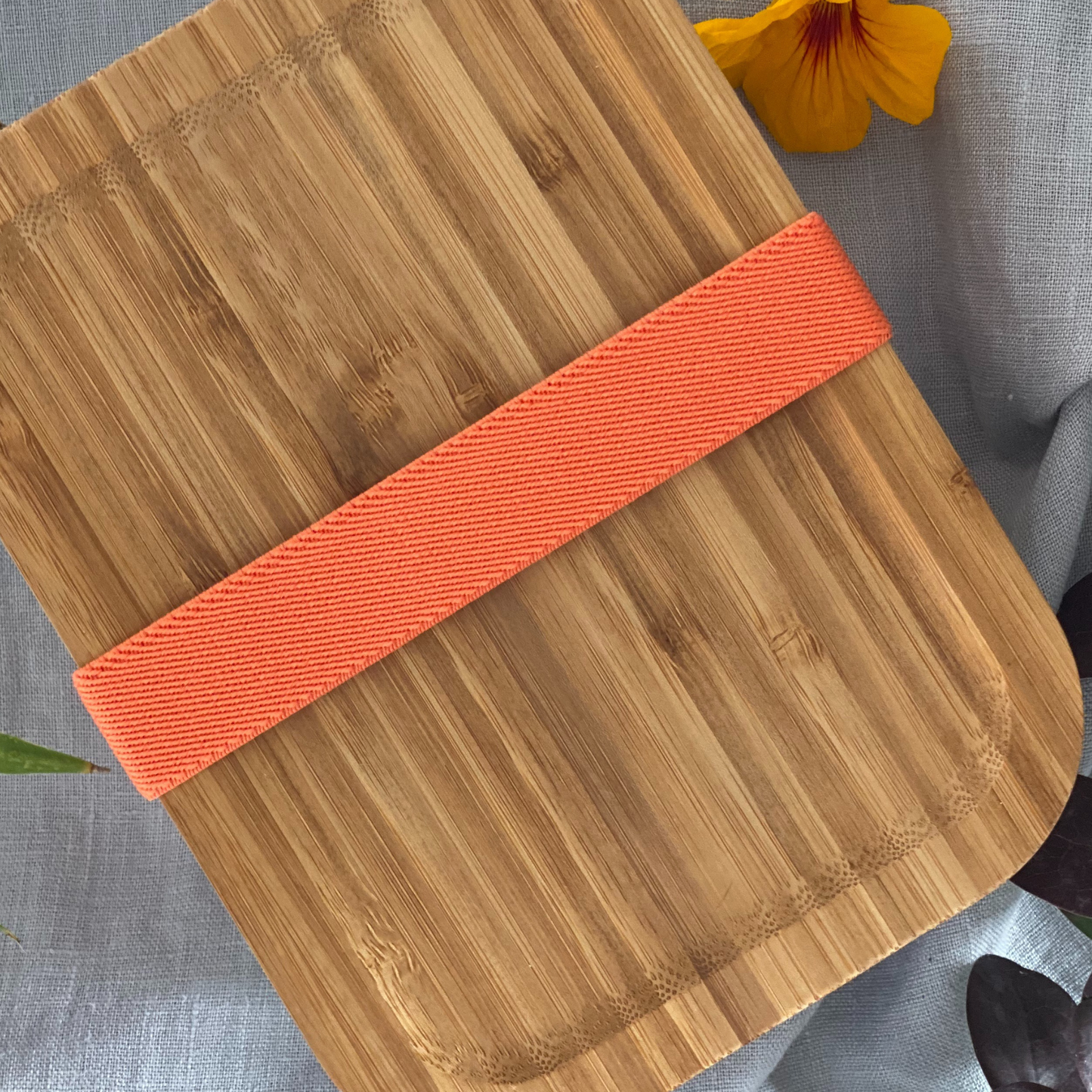 Moonmoon, Band for Bamboo and Stainless Steel Lunch Box, Bamboo Lunchbox, Stainless Steel Lunchbox