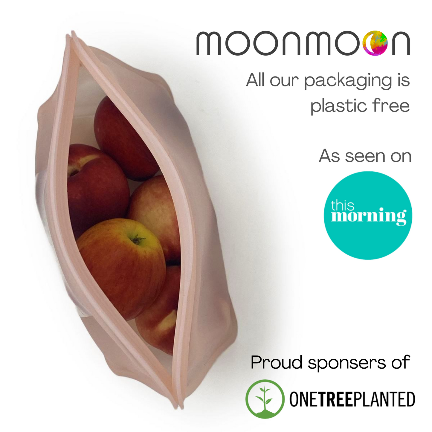 Moonmoon, Moonmoon UK,  Reusable Stand Up Silicone Bags Fridge Freezer, stasher bags, reusable freezer bags, reusable silicone food bags, silicone bags for food, reusable silicone freezer bags, stasher bags, stasher bags uk, stasher bag uk, stand up bag, stand up pouch