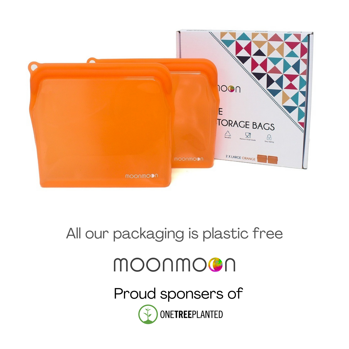 Moonmoon orange silicone bags, reusable storage pouches, reusable freezer bags, silicone reusable freezer bags , stasher silicone bags silicone bag silicone food storage silicone food storage bags reusable silicone food bags silicone food bag