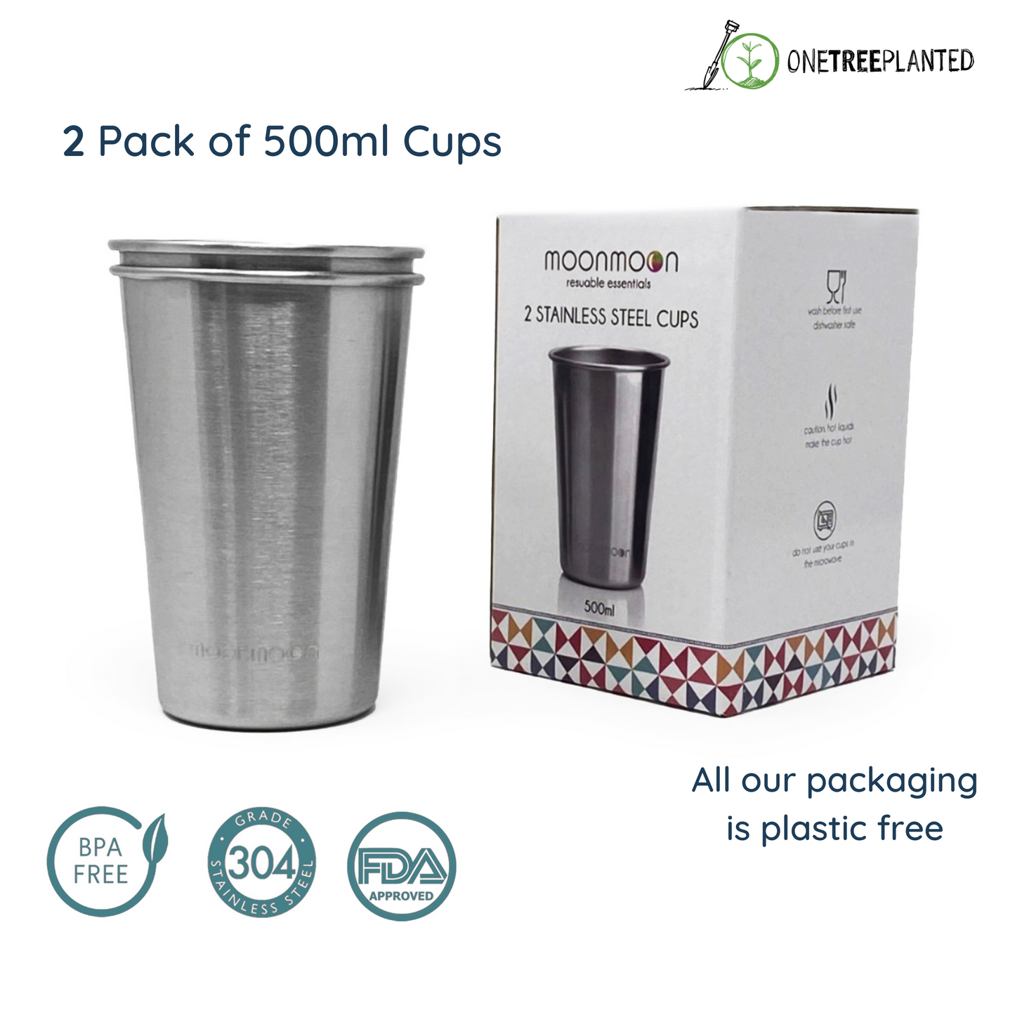 2 pack stainless steel cups pint size single walled reusable cups for water squash milk beer stainless steel cups for sale stainless steel cups for kids stainless steel cups wholesale stainless steel cups near me stainless steel cups supplier UK